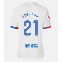 Barcelona Frenkie de Jong #21 Replica Away Shirt 2023-24 Short Sleeve